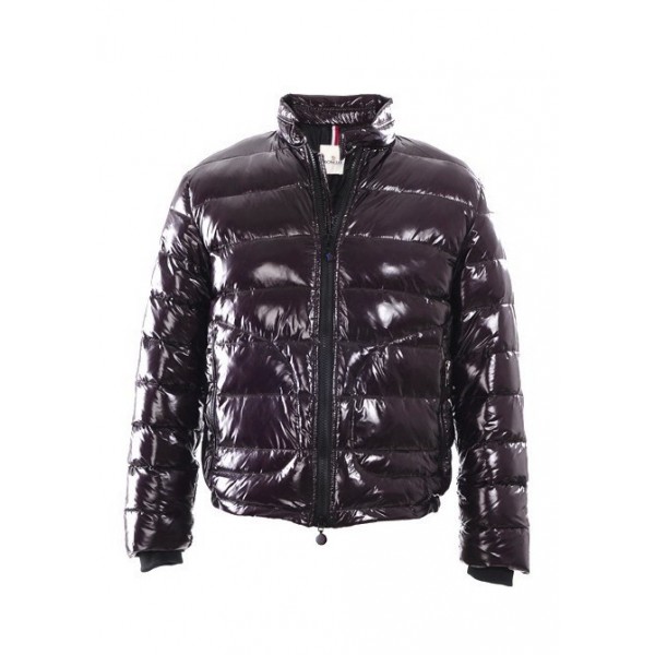 Moncler Collare Mock E Slash Uomo Claret Caldo Giacche